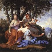 LE SUEUR, Eustache The Muses: Melpomene, Erato and Polymnia sf oil painting reproduction